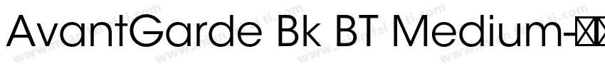 AvantGarde Bk BT Medium字体转换